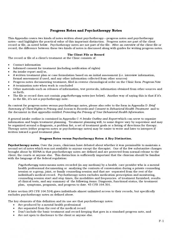 picture Psychotherapy Pdf 108665 | Hip Sample Psychotherapy Progress Note