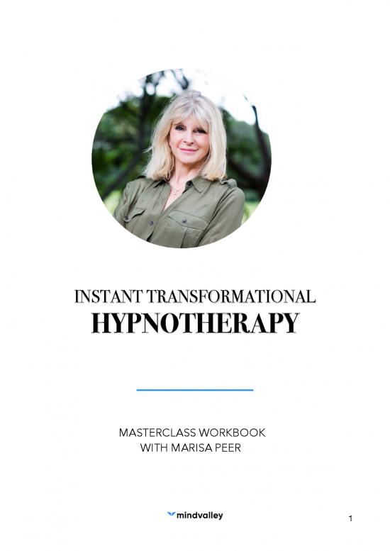picture_Therapy Workbook Pdf 109703 | Instant Transformational Hypnotherapy By Marisa Peer 0618