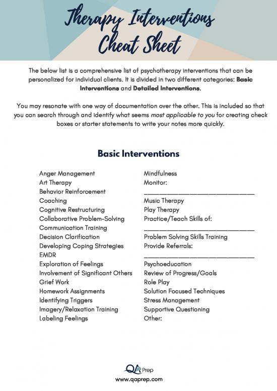 picture_List Of Therapeutic Interventions Pdf 107279 | Interventions Cheat Sheet