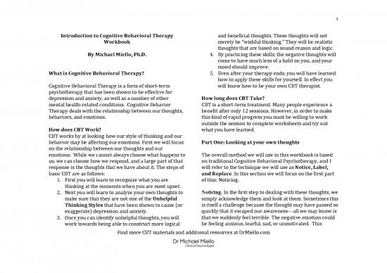 picture Cbt Workbook Pdf 107350 | Introduction To Cbt Workbook 6l7h
