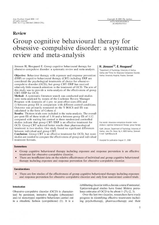 picture_Cbt Pdf 107290 | Jonsson Hougaard 2008 Group For Ocd