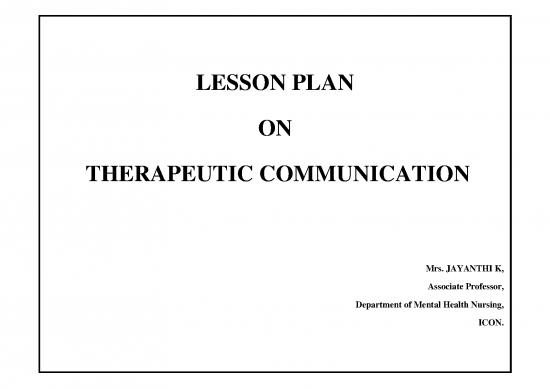 picture_Teaching Pdf 107442 | Lesson Plan Therapeutic Communication Techniques