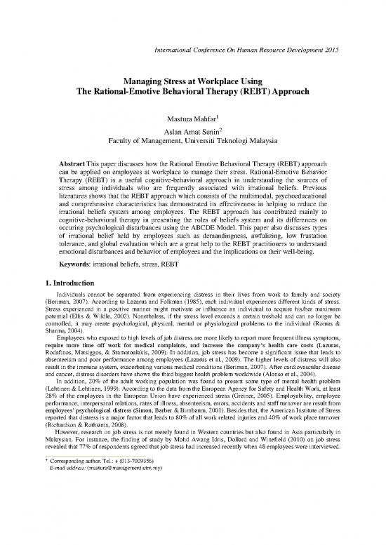 picture_Rebt Pdf 108057 | Masturamahfar2015 Managingstressatworkplaceusingrationalemotive