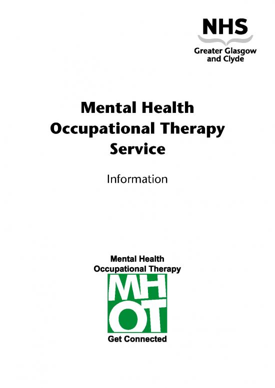picture_Therapeutic Community Pdf 108856 | Mental Health Occupational Therapy Service Leaflet