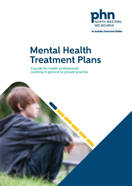 picture Occupational Therapy Pdf 108876 | Mental Health Treatment Plans North Western Melbourne Phn