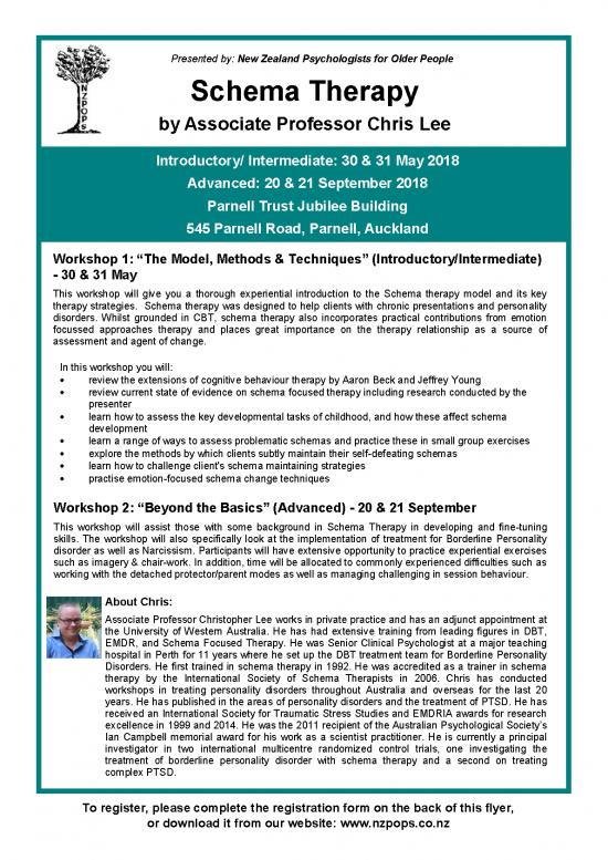picture Cbt Pdf 107543 | Nzpops Schema Therapy Flyer