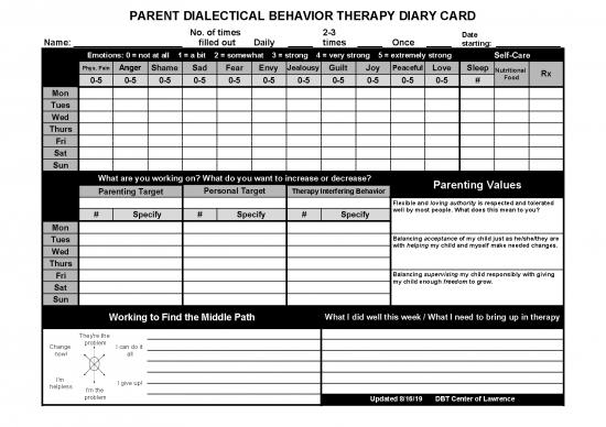 picture Food Diary Pdf 107322 | Parent Diary Card Pdf