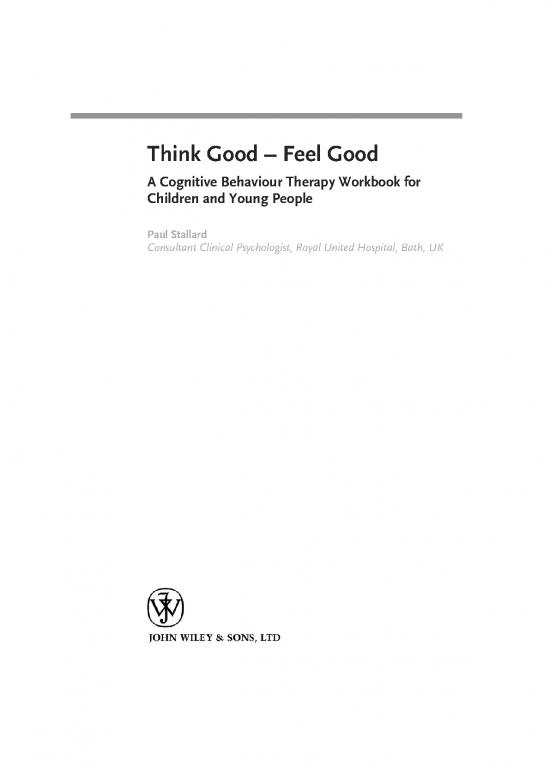 picture1_Paul Stallard Think Good   Feel Good