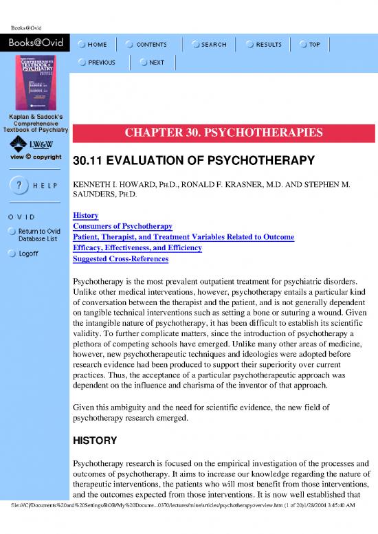 picture Psychotherapy Pdf 108393 | Psychotx