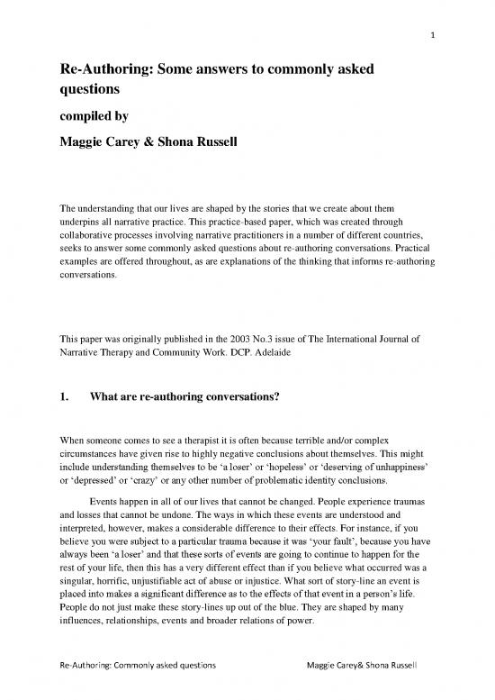 picture1_Therapeutic Community Pdf 107532 | Re Authoring Commmonly Asked Questions