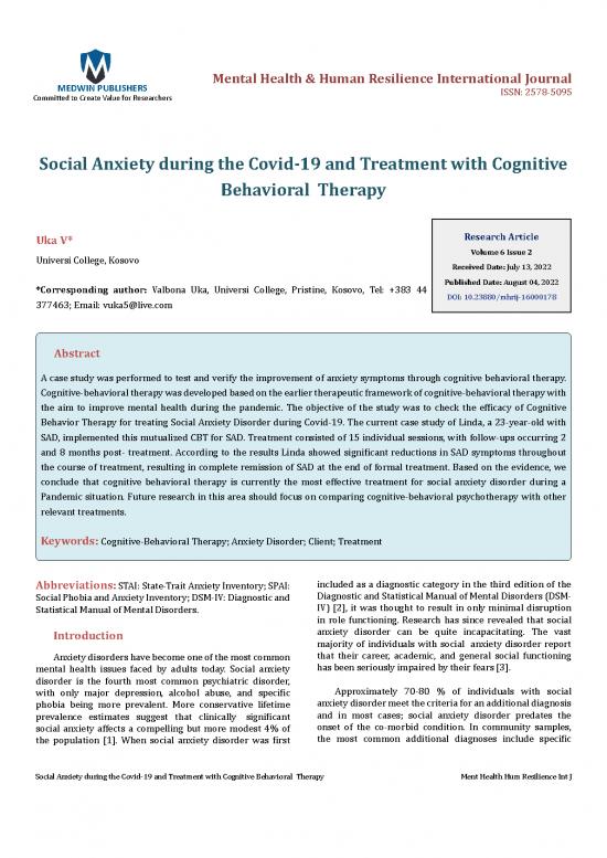 picture_Cbt For Social Anxiety Pdf 108162 | Social Anxiety During The Covid 19 And Treatment With Cognitive Behavioral Therapy