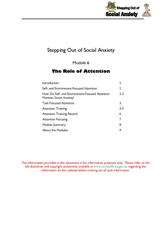 picture_Stepping Out Of Social Anxiety   Module 6   The Role Of Attention