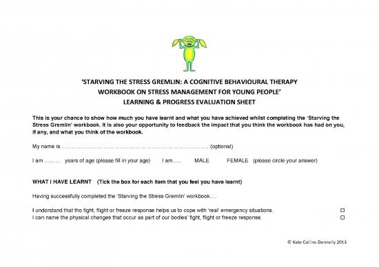 picture_Learning Pdf 109514 | Stress Anxiety And Anger Gremlin Evaluation Worksheets