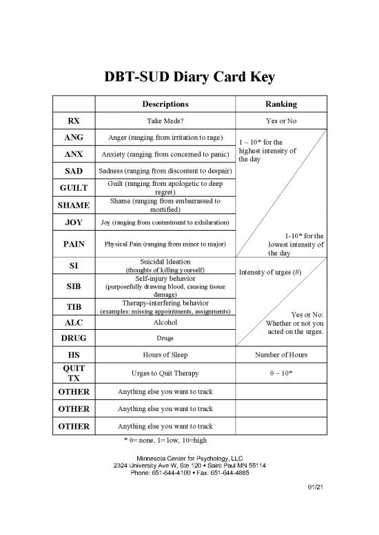 picture Dbt Pdf 108821 | Sud Diary Card Key 2021