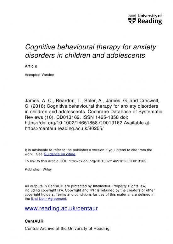 picture1_Agreement Sample 107265 | Tessa Cognitive Behavioural Therapy For Anxiety Disorders In Children And Adolescents (1)