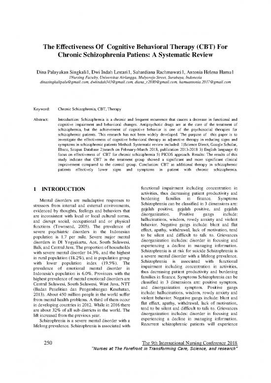 picture_Cbt Pdf 108049 | The Effectiveness Of Cognitive Behavioral Therapy (cbt) For Chronic Schizophrenia Patiens  A Systematic Review
