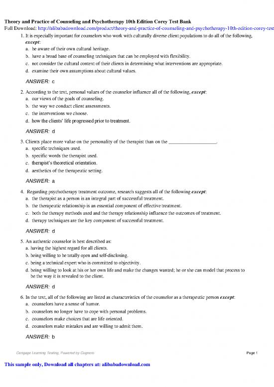 picture1_Theories Of Counseling Pdf 107704 | Theory And Practice Of Counseling And Psychotherapy 10th Edition Corey Test Bank