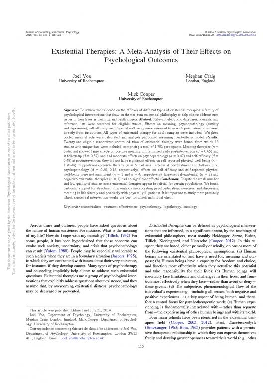 picture Existential Theory Pdf 109543 | Vos Et Al 2015