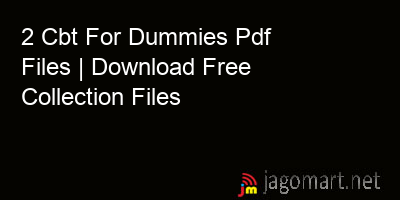 picture_2 Cbt For Dummies Pdf Files | Download Free Collection Files