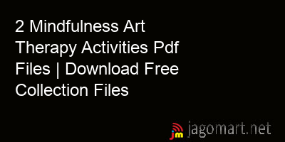 picture 2 Mindfulness Art Therapy Activities Pdf Files | Download Free Collection Files