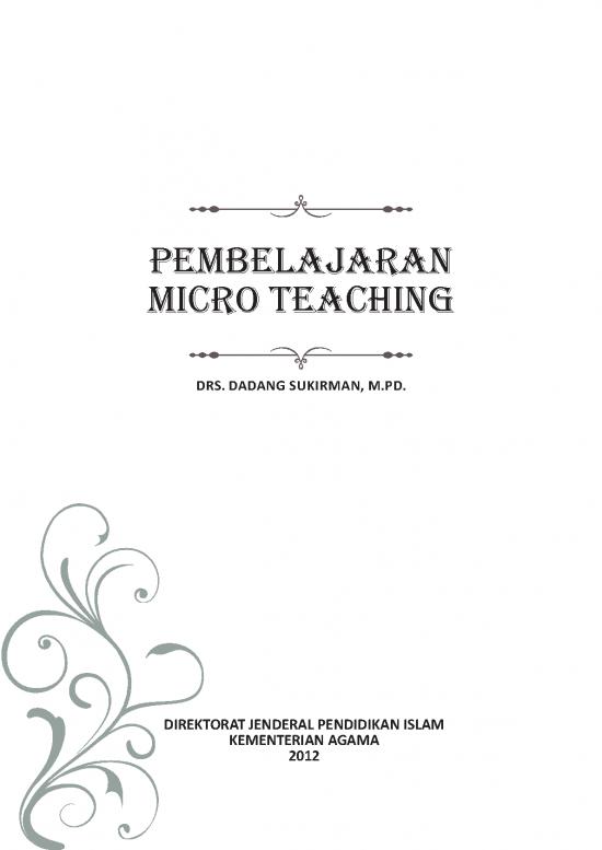 picture_Micro Teaching Pdf 111892 | 03 Pembelajaran Mikro Kemenag