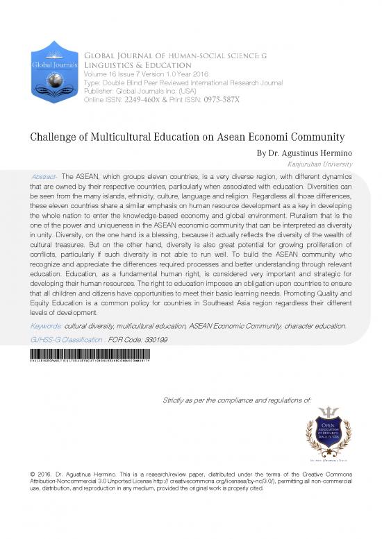 picture Education Pdf 112218 | 3 Challenge Of Multicultural Education