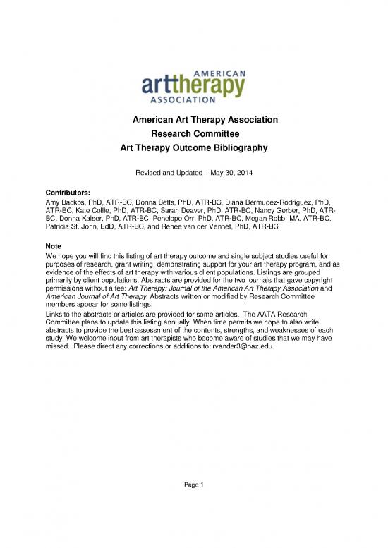 picture_Aata Outcome Bibliography 2014