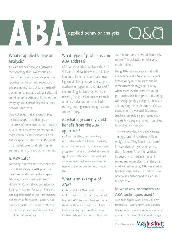 picture_Aba Therapy Techniques Pdf 110715 | Aba Fact Sheet