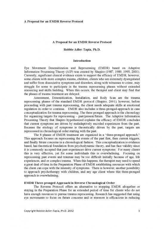 picture_Processing Pdf 110999 | Adler Tapia Emdr Reverse Protocol Procedural Steps And Script July 2013