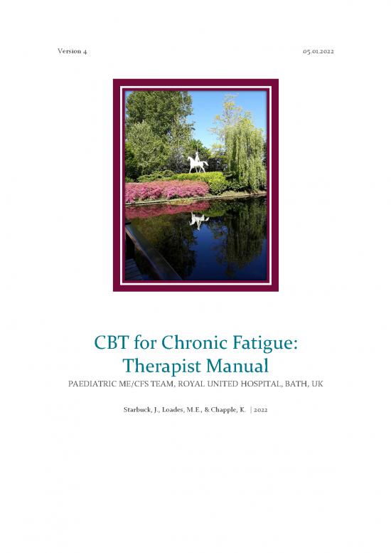 picture_Learning Pdf 110786 | Cbt For Cfs Therapist Manual