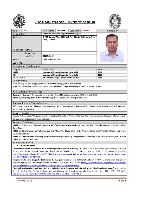 picture_Teacher Profile Pdf 112355 | Deb Dual Halder English