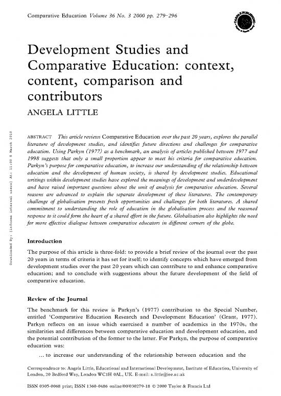 picture_Education Pdf 111765 | Developmentstudiesandcomparativeeducation2000split