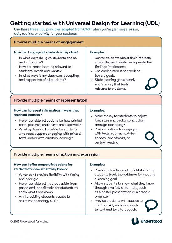 picture Learning Pdf 111789 | Getting Started With Universal Design For Learning  Udl  Understood  1