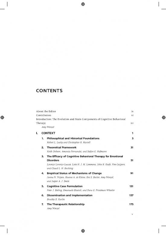 picture_Handbook Cognitive Behavioral Therapy Two Volume Set Sample Chapter