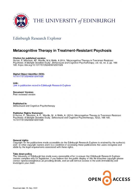 picture_Study Pdf 111633 | Hutton Metacognitive Therapy
