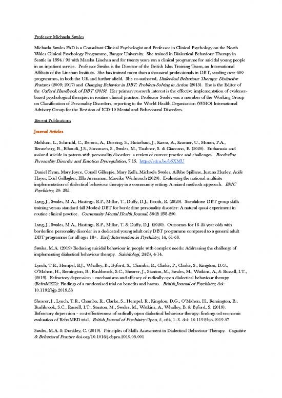 picture Dbt Handbook Pdf 109822 | Michaela Swales Cv December 2020