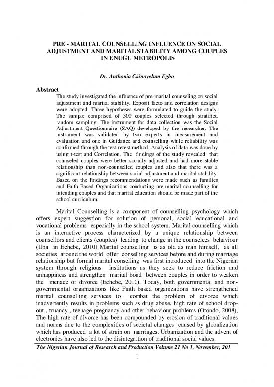 picture Couples Therapy Pdf 110663 | Pre   Marital Counselling Influence