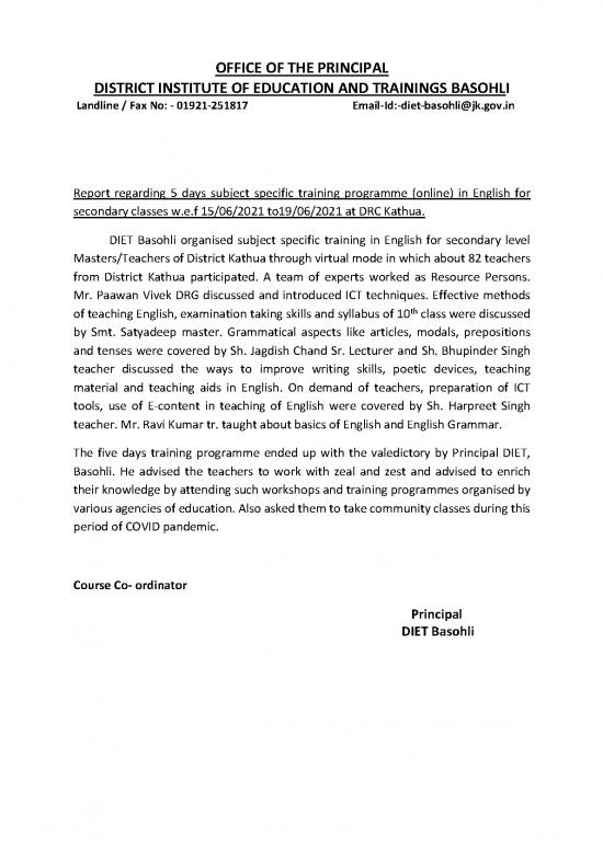 picture Education Pdf 111988 | Report Regarding Training