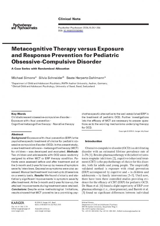 picture_Study Pdf 111539 | Simons Et A Metacognitive Therapy V Exposure