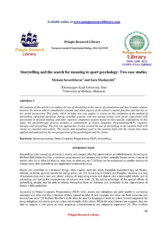 picture_Study Pdf 111616 | Storytelling And The Search For Meaning In Sport Psychology Two Case Studies