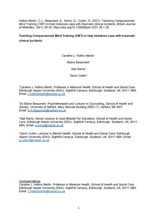 picture_Education Pdf 110169 | Teaching Compassionate Mind Training To Help Midwives Cope With Traumatic Clinical 1