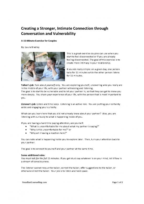 picture Couples Therapy Pdf 109917 | The 15 Minute Exercise