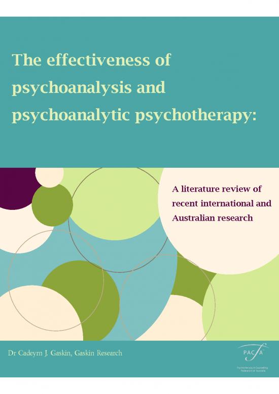 picture_Psychoanalytic Therapy Pdf 110177 | The Effectiveness Of Psychoanalysis And Psychoanalytic Psychotherapy