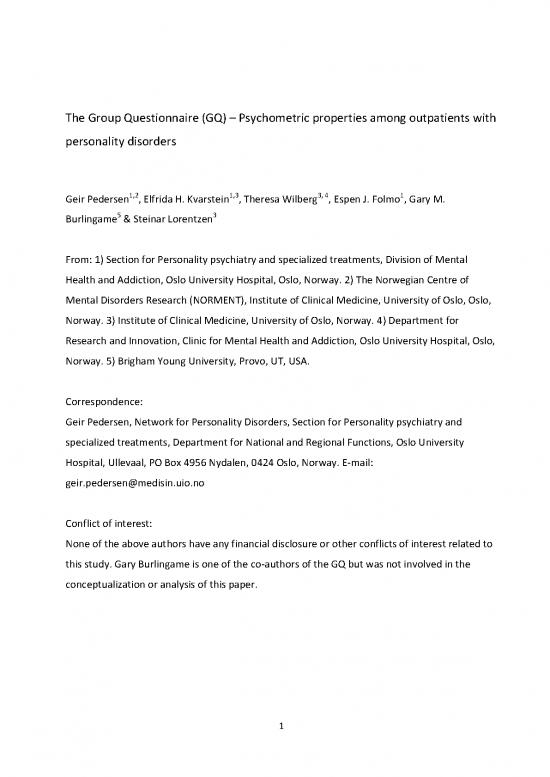 picture_Group Therapy Questionnaire Pdf 110137 | The Group Questionnaire %28gq%29%e2%80%94psychometric Properties