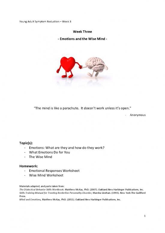 picture Dialectical Behavior Therapy Pdf 110530 | Webex Ya Week 3 Emotions And The Wise Mind