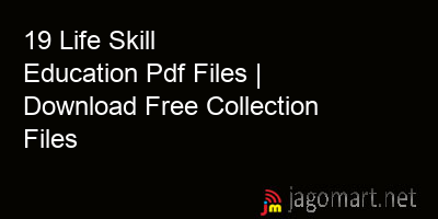 picture 19 Life Skill Education Pdf Files | Download Free Collection Files
