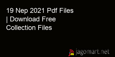 picture 19 Nep 2021 Pdf Files | Download Free Collection Files