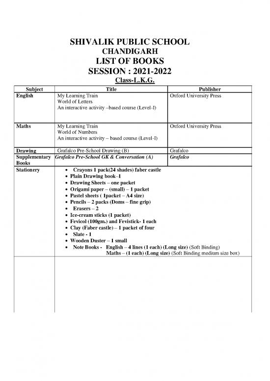 picture1_Learning Pdf 113645 | 1615623108 Booklist 2021 22