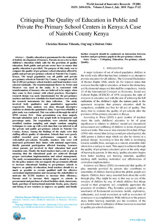picture_Pre Primary Education Pdf 114261 | 262474 Critiquing The Quality Of Education In P C0da486b