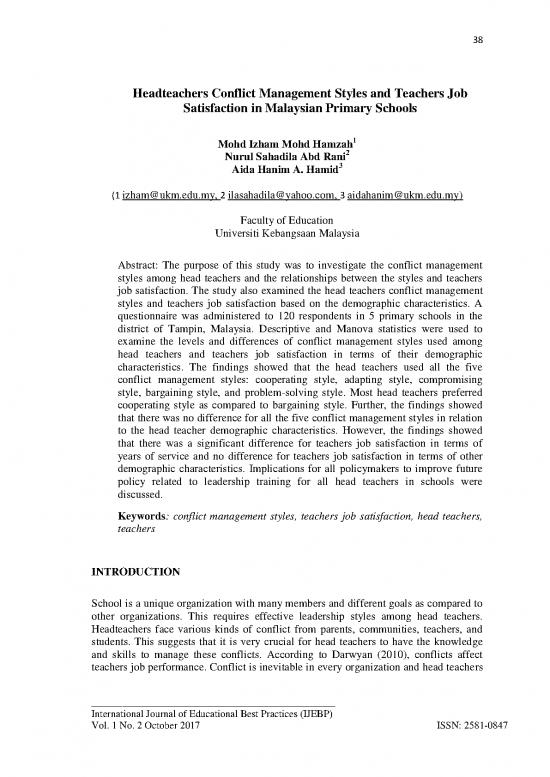 picture_Conflict Management In Schools Pdf 114263 | 271034 Headteachers Conflict Management Styles 20f87b31